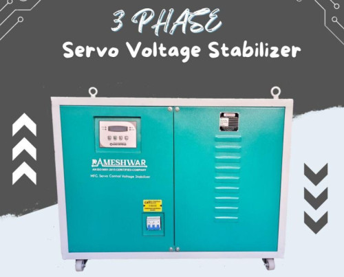 Three phase servo controlled voltage stabilizer, Capacity : 20 kva