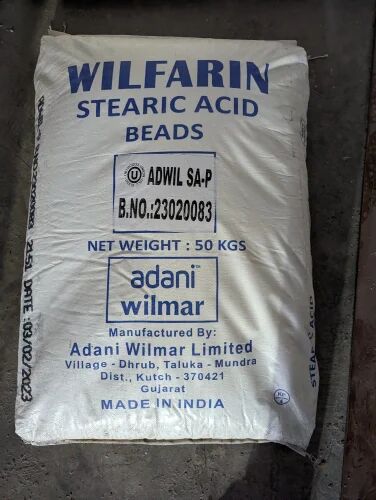 Dried Powder Adani Wilmar SA-P Stearic Acid, for Industrial Use, Packaging Type : Sack Bag