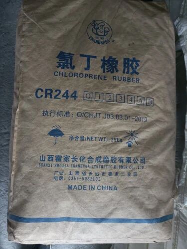 Off White C4H5Cl Lumps CR 244 Chloroprene Rubber, for Auto-mobiles, Grade : Industrial Grade
