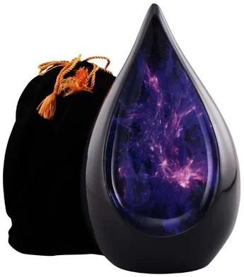 Everlasting Teardrop Alumunium Cremation Urns, for Decoration Use, Feature : Attractive Designs
