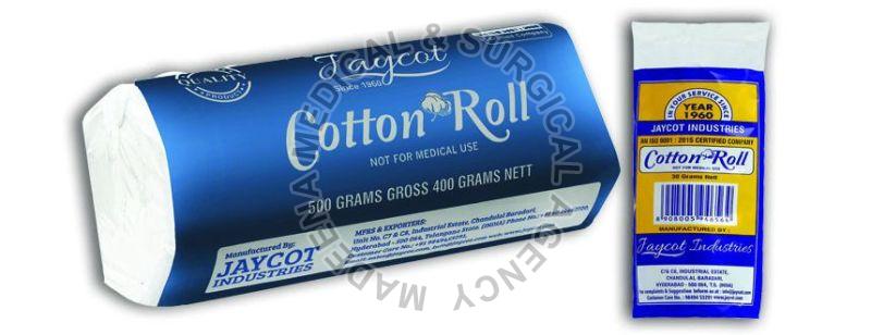 Jaycot Plain Cotton Roll, for Clinical, Hospital, Feature : Disposable, High Quality