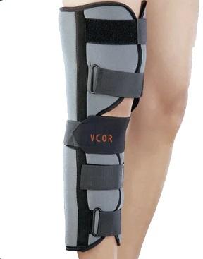 Black VCOR Healthcare 19inch Long Knee Brace, for Pain Relief, Gender : Unisex