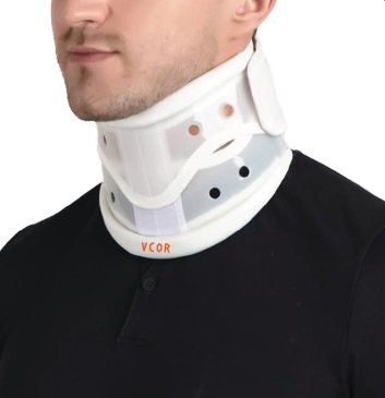 Adjustable With Two Parts Hard Cervical Collar, for Personal Use, Feature : Comfortable, Skin Friendly