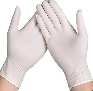 Blue VCOR Healthcare Non Sterile Latex Gloves, for Examination, Size : XL