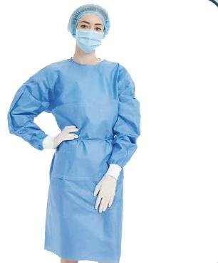 Vcor Healthcare Non Woven Surgical Gown, For Hospital, Laboratory, Color : Blue