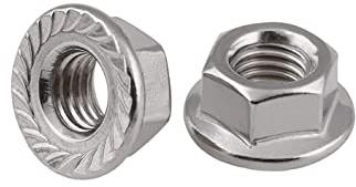 Stainless Steel Flange Nuts, Size : Standard