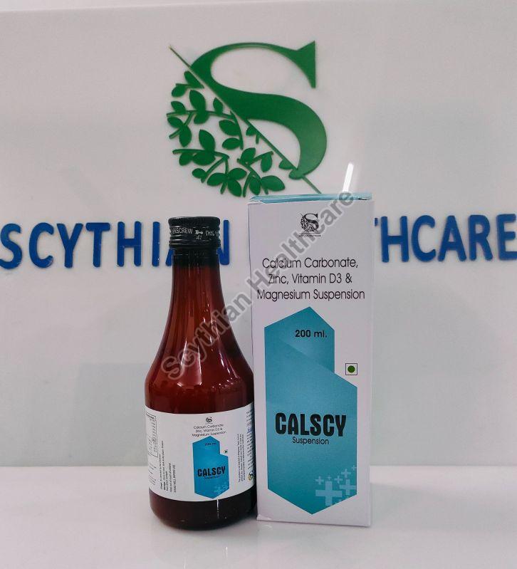 Liquid Calscy Suspension, Packaging Type : Plastic Bottle