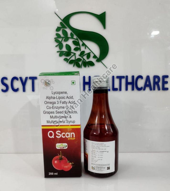 Liquid Q Scan Syrup, Packaging Type : Plastic Bottle