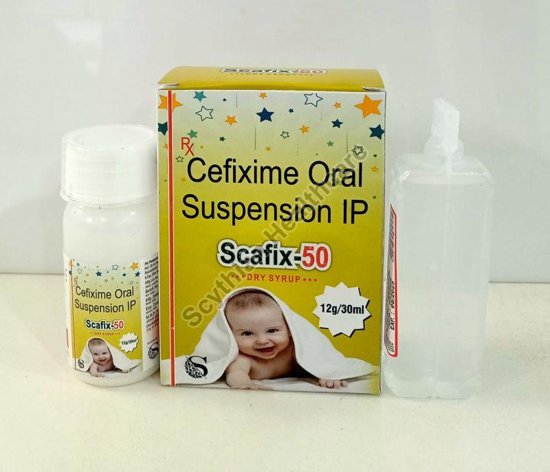 Liquid Scafix-50 Dry Syrup, Packaging Type : Plastic Bottle