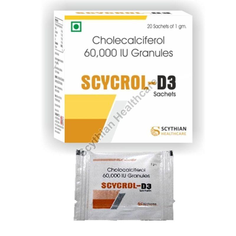 Granules Scygrol-D3 Sachets, Shelf Life : 12 Months