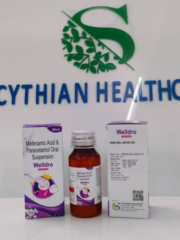 Mefenamic Acid Paracetamol Suspension