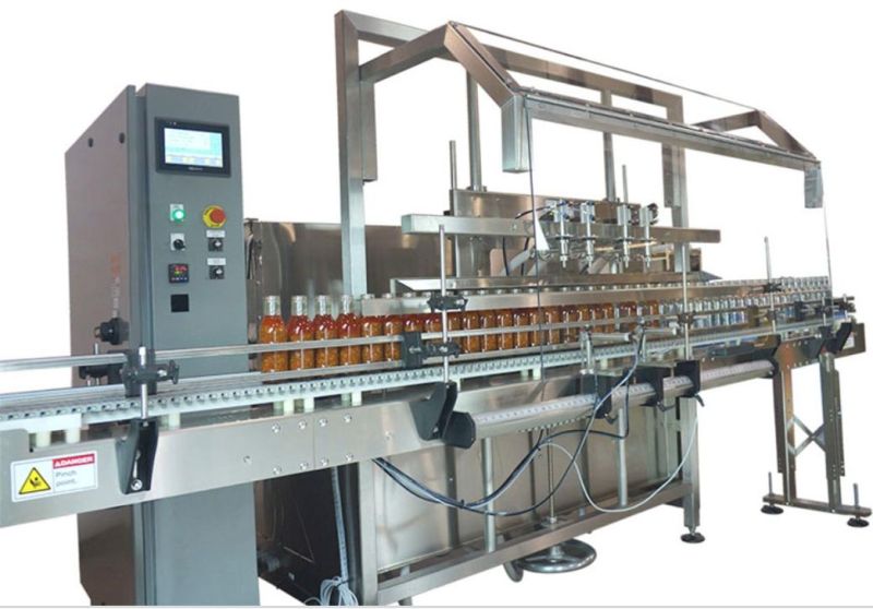 Electric Polished Stainless Steel Oil Filling Machine, Color : Grey
