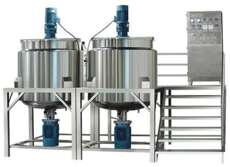 Grey Automatic Elecric 100-500kg Shampoo Manufacturing Plant, Voltage : 220V