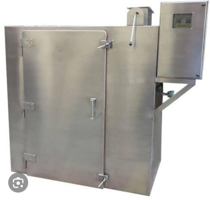 Grey Electric Single Phase Polished Stainless Steel Tray Dryer, for Industrial, Voltage : 220V