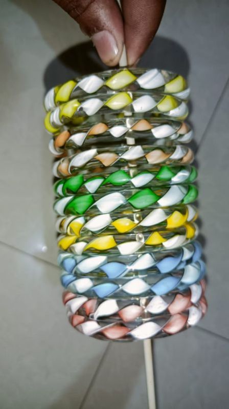 Inbuilt Round Shape Colour Bangles