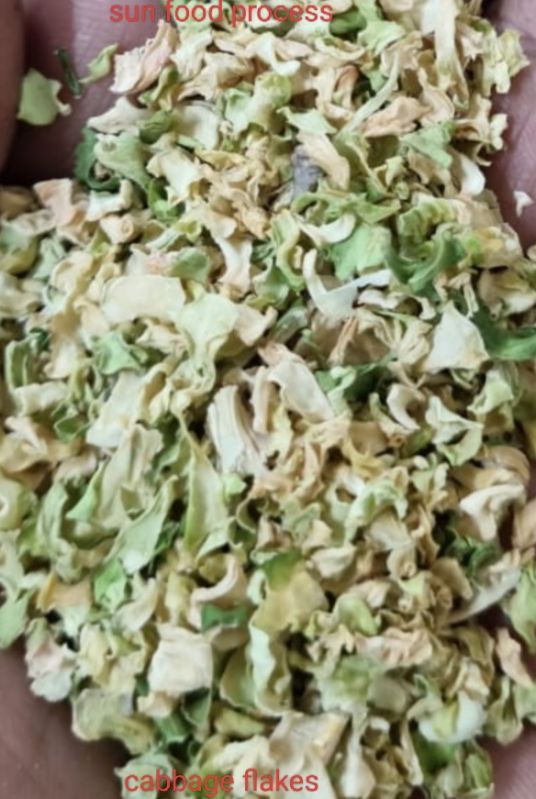 Green Dehydrated Cabbage Flakes, for Cooking, Packaging Size : 25 Kg