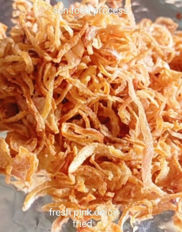 Fresh Fried Pink Onion Flakes, Packaging Size : 14 kg