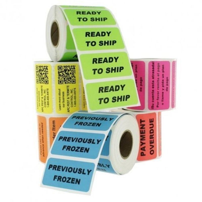 Multicolor PP Sticker Label, Packaging Type : Roll
