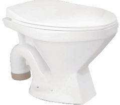 Cone Ceramic Water Closet, for Toilet Use, Color : White