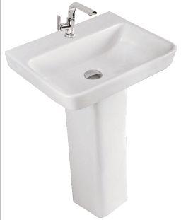 Radiantep Ceramic Pedestal Wash Basin