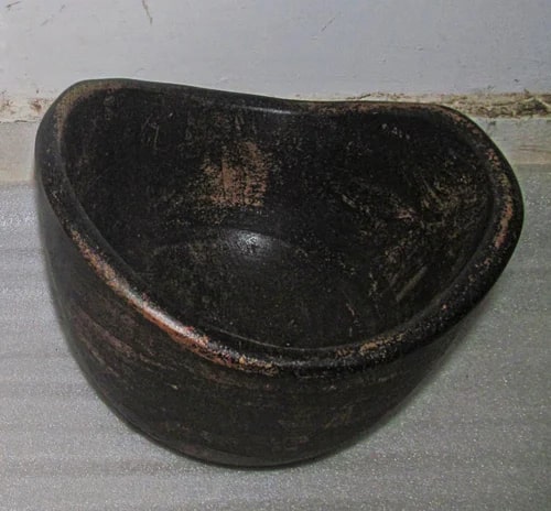 Round Plain Polished Brown Mango Wood Bowl, Size : 8 Inch