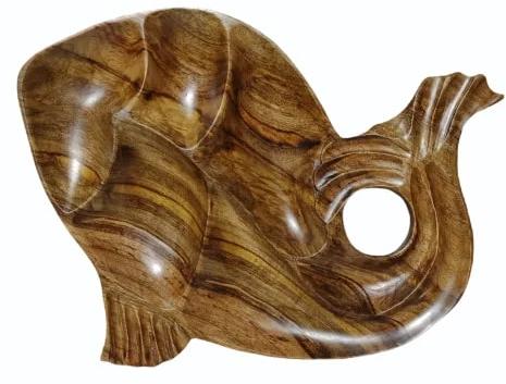 Mango Wood Fish Shape Serving Platter