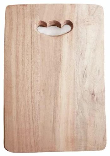 Brown Rectangle Plain Mango Wood Chopping Board, for Kitchen, Size : 40x30 cm
