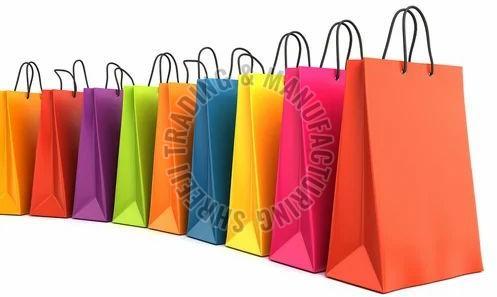 Plain Kraft Paper Shopping Bag, Packaging Type : Plastic Packet