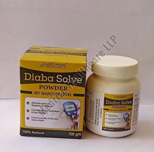 Diaba Solve Anti Diabetic Powder, Packaging Size : 100 gm