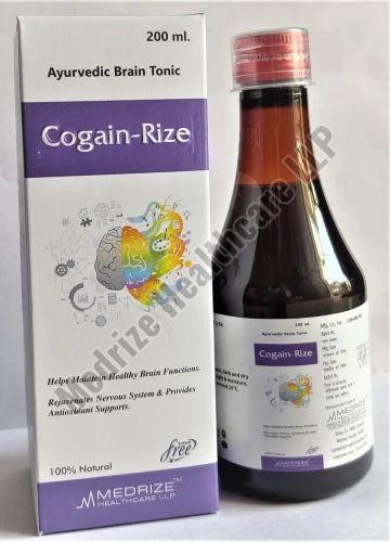 Cogain-Rize Syrup Ayurvedic Brain Tonic, Packaging Type : Bottle