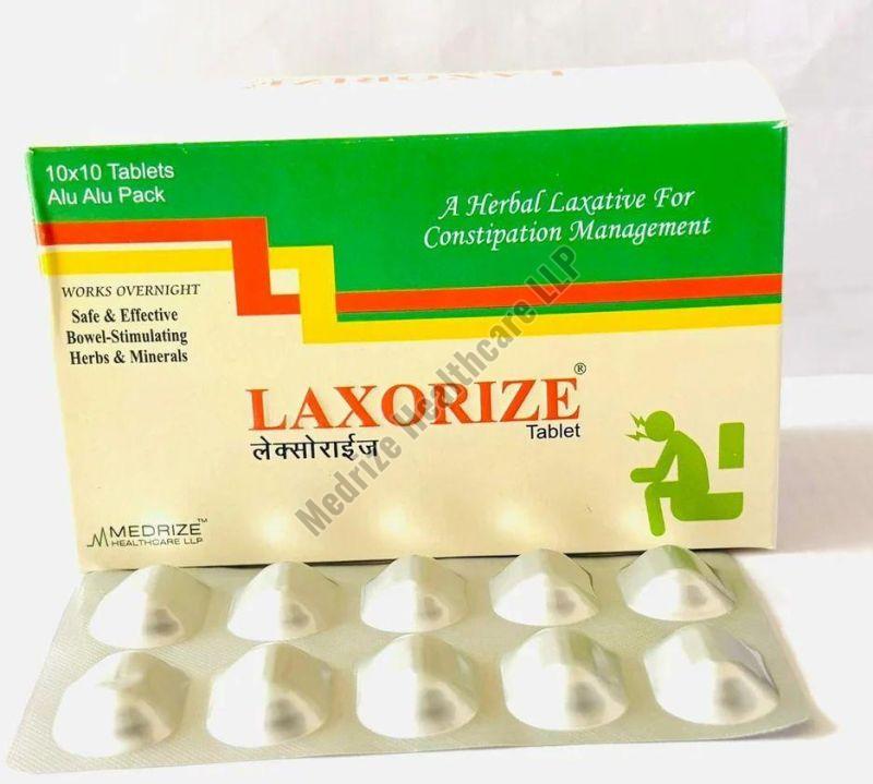 Ayurvedic Laxorize Tablets, Grade : Medicine Grade