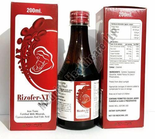 Rizofer-XT Ferric Ammonium Citrate Syrup for Clinical