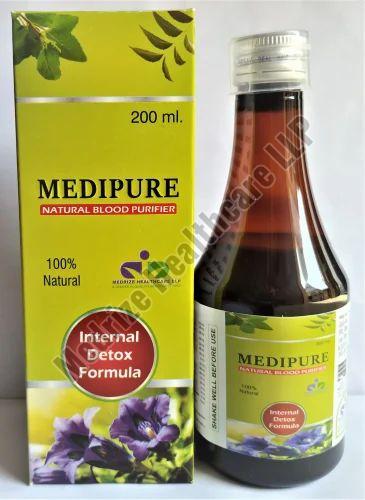 Medipure Blood Purifier Syrup, Packaging Type : Box