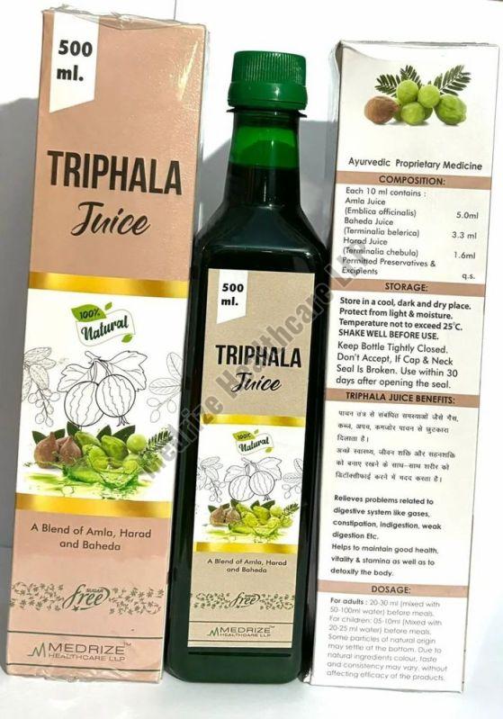 Organic Triphala Juice, Packaging Type : Bottle