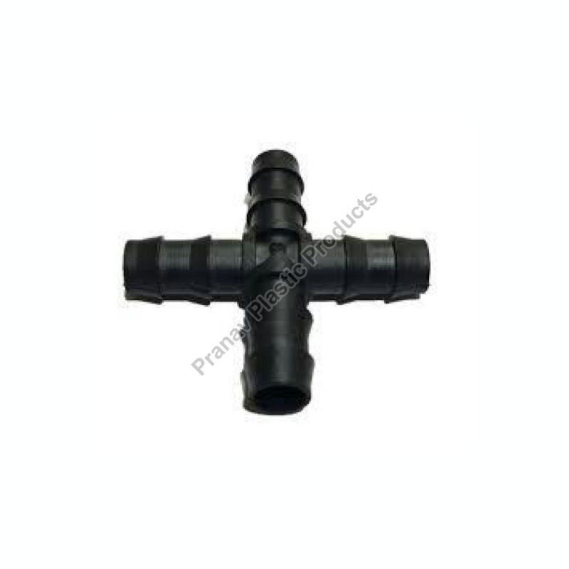 Drip Irrigation Cross Tee, for Pipe Fittings, Size : 16 mm