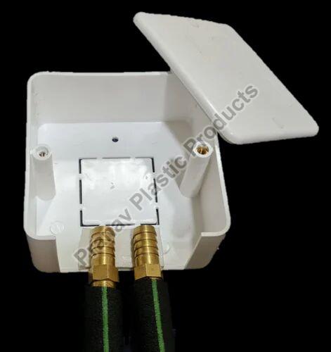 White TermiPore Rectangular Plastic Junction Box, for Electrical Fittings