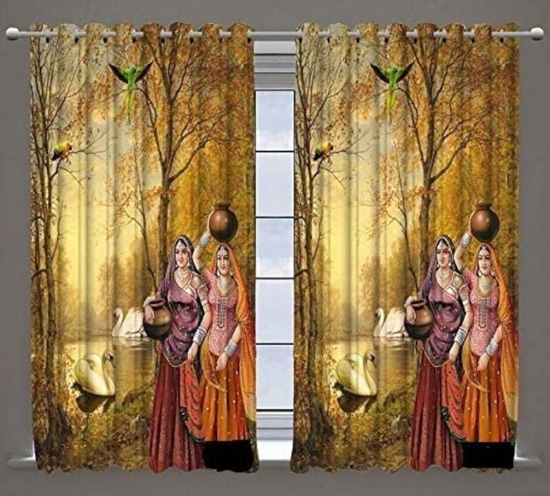 Digital Printed Curtain for Home