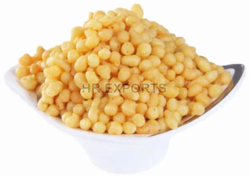 Yellow Lachha Boondi Namkeen, for Snacks, Home, Office, Restaurant, Grade Standard : Food Grade