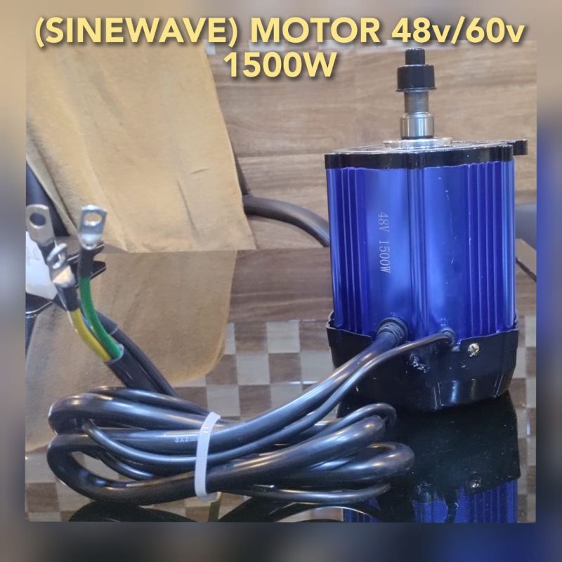 Khetaan 48/60v (sinewave) 1500w Motor, For Electric Vehical, Color : Black Blue