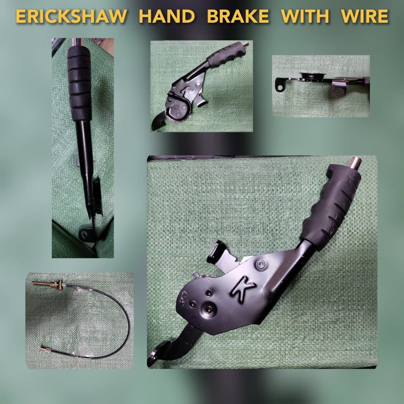 Black Khetaan Aluminium Hand Brake With Wire