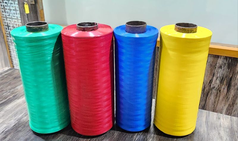 Plain Multicolor Polypropylene Yarn, Packaging Type : Carton Box