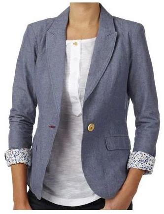 Plain Men Linen Blazer, Technics : Attractive Pattern