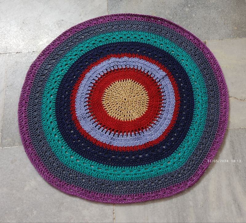 Round Crochet Doily, Width : 12-40 Inch