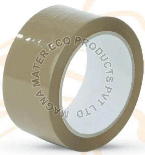 Compostable Adhesive Tape, for Packaging, Color : Brown