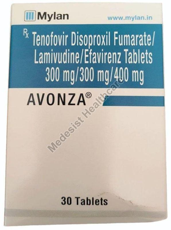 Avonza Tablets, for Used to Treat HIV Infection, Packaging Type : Plastic Bottle