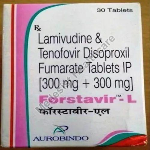 Forstavir-L Tablets, for Used to Treat HIV Infection, Packaging Type : Plastic Bottle