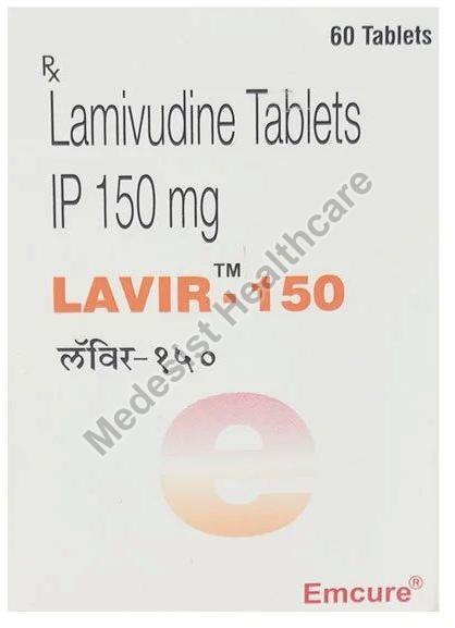 Lavir 150mg Tablets, for Used to Treat HIV Infection, Medicine Type : Allopathic