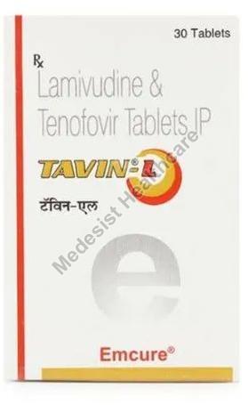 Tavin L Tablets, for Used to Treat HIV Infection, Packaging Type : Plastic Bottle