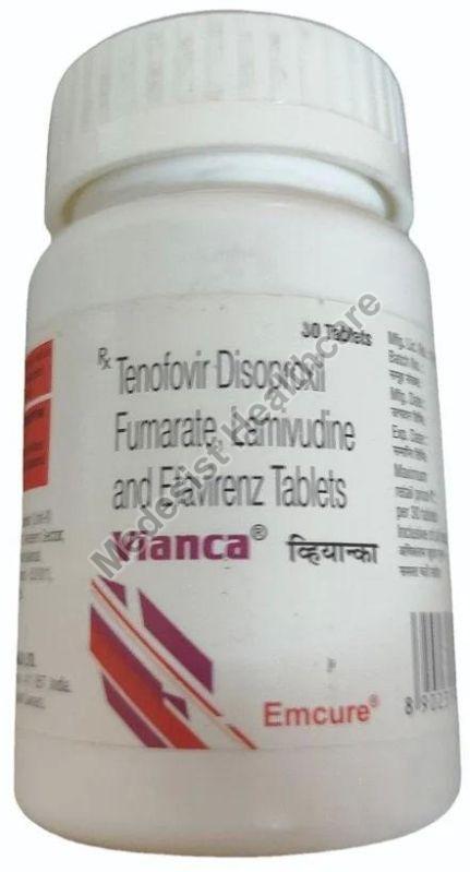 Vianca Tablets, for Used To Treat HIV Infection, Medicine Type : Allopathic