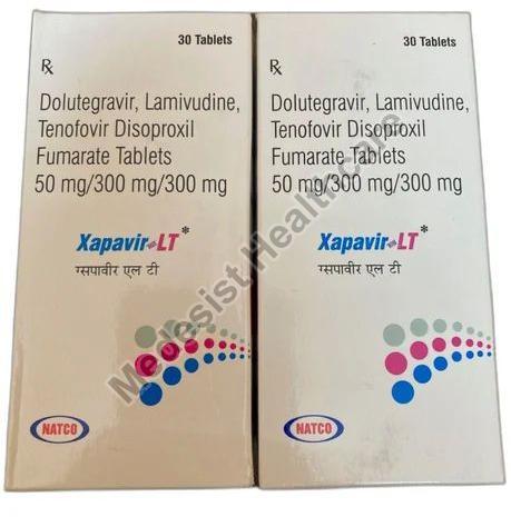 Xapavir-LT Tablets, for Used to Treat HIV Infection, Packaging Type : Plastic Bottle